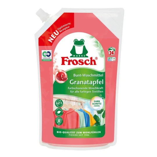 Frosch Bunt-Waschmittel Granatapfel 1,44L 24WL